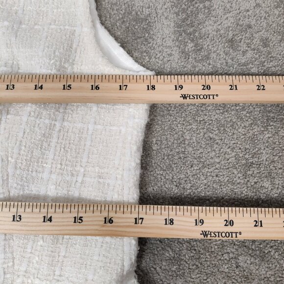 Zara NEW Women's Vest Size M White Long V Neck Business Casual Quiet Luxury Chic - Picture 8 of 11